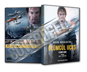 Ölümcül Uçuş - Flight Risk - 2025 Türkçe Dvd Cover Tasarımı